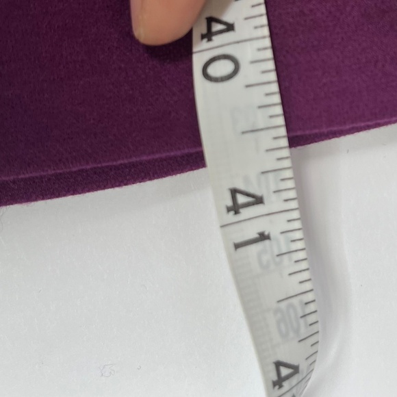 Diane von Furstenberg (DVF) Aurora Wool Sheath Dress, Plum, Size 4 - Picture 13 of 15